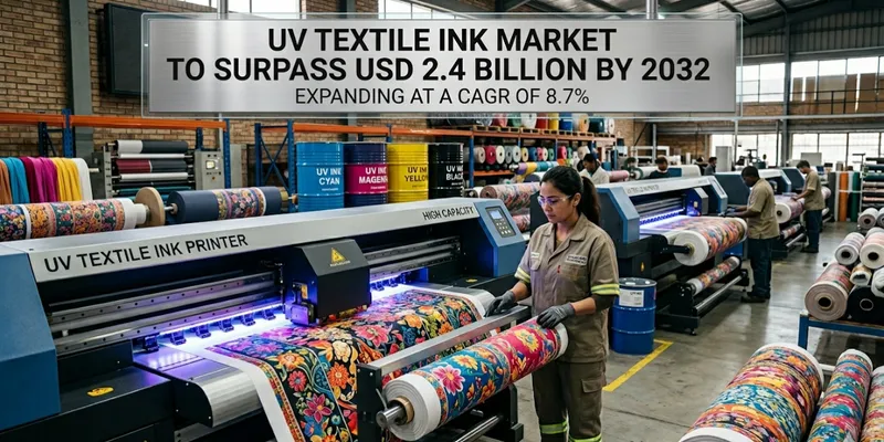 UV Textile Ink Market to Hit USD 2.4 Billion by 2032